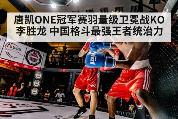唐凯ONE冠军赛羽量级卫冕战KO李胜龙 中国格斗最强王者统治力
